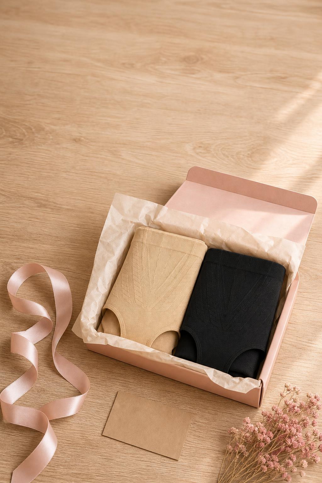 Pack Dúo: calzones beige y negro